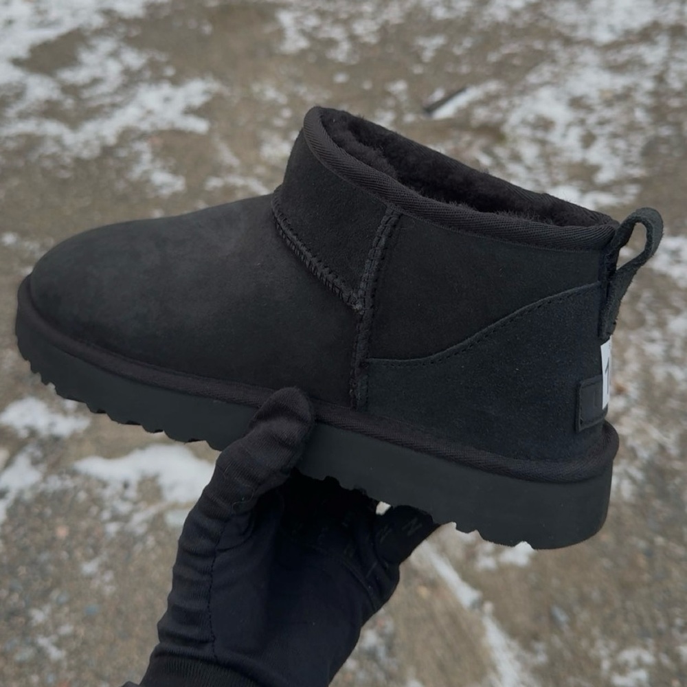 UGG Black Classic Mini Ultras Boots